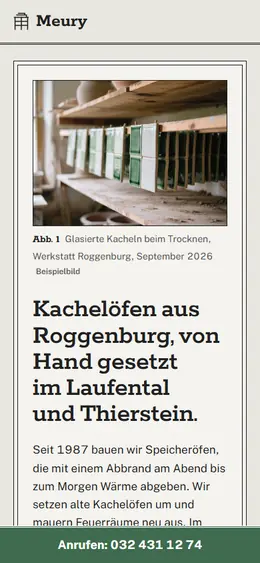 Dasselbe Muster auf dem Handy