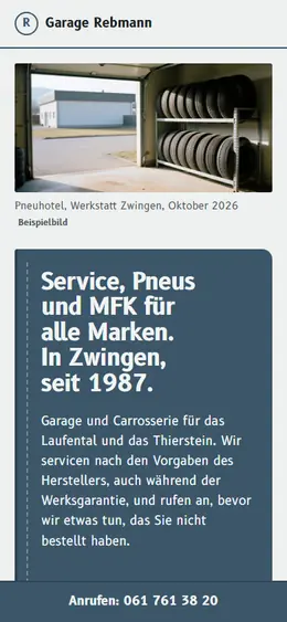 Dasselbe Muster auf dem Handy
